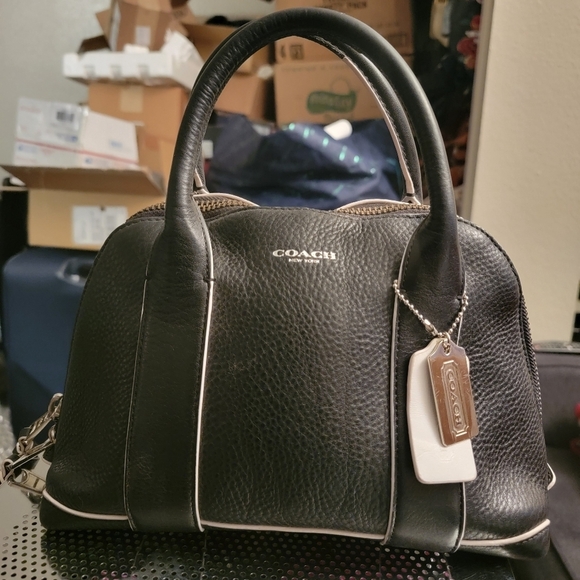 Coach Handbags - Coach Breaker Mini Preston 30344 Women's Leather Handbag,Shoulder Bag